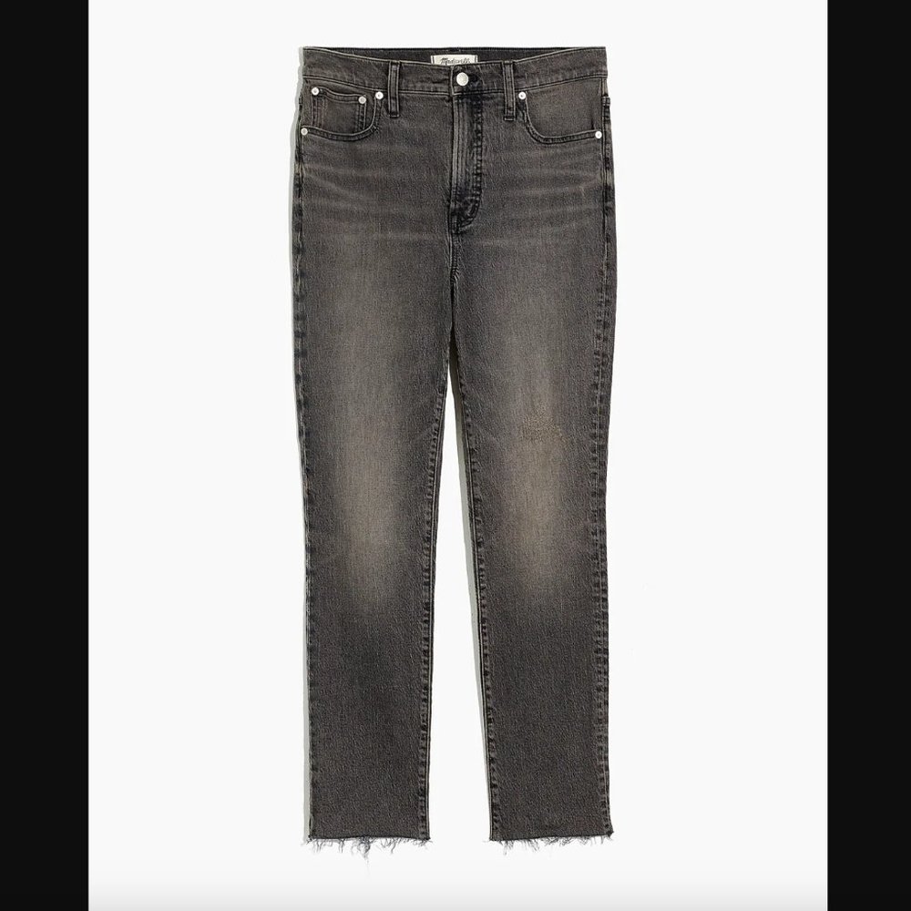Madewell The Perfect Vintage Jean Cosner Wash: Knee-Rip Edition NWT 28